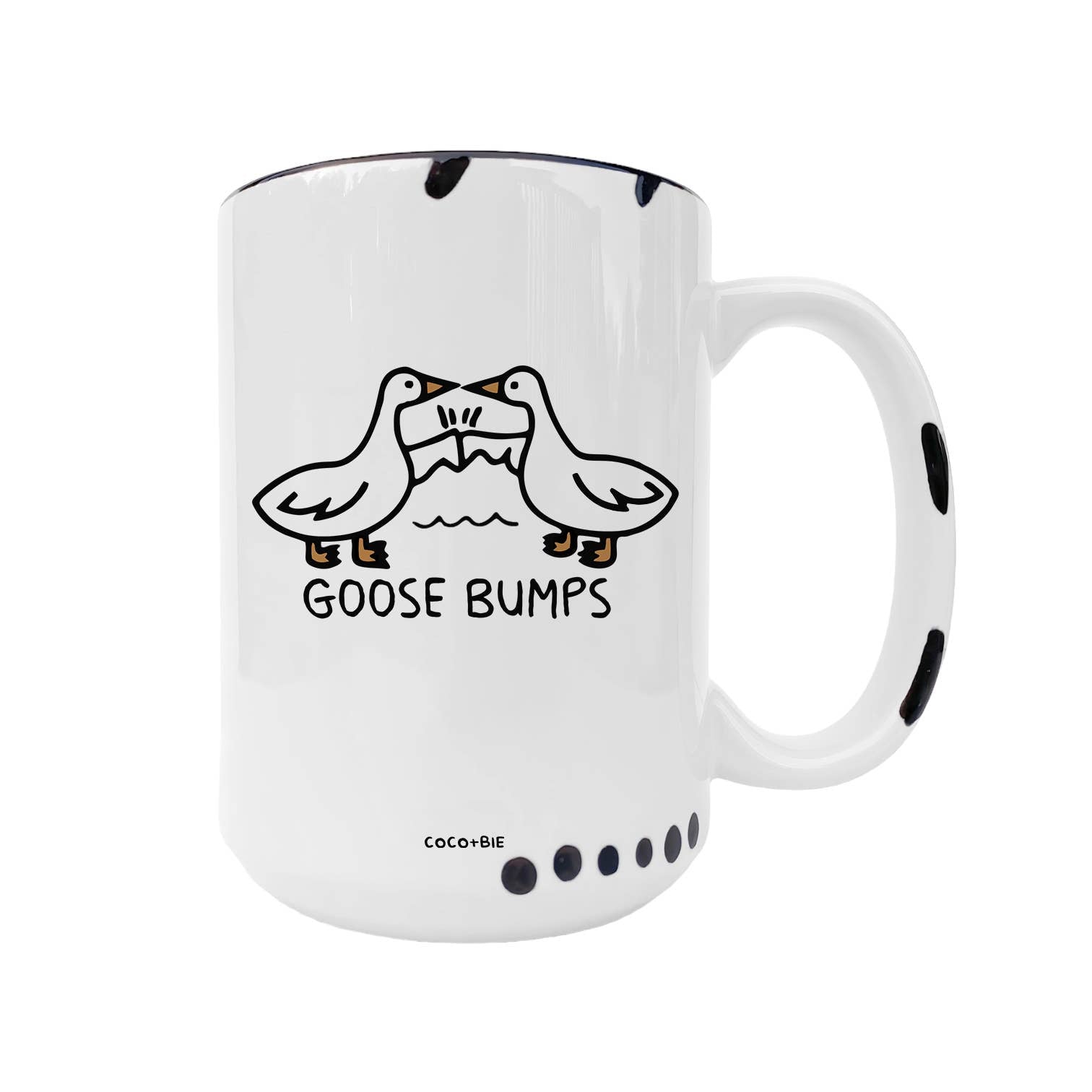 Coco + Bie - Goosebumps Mug - Funny Mug, Cute Coffee Mug, Silly Goose
