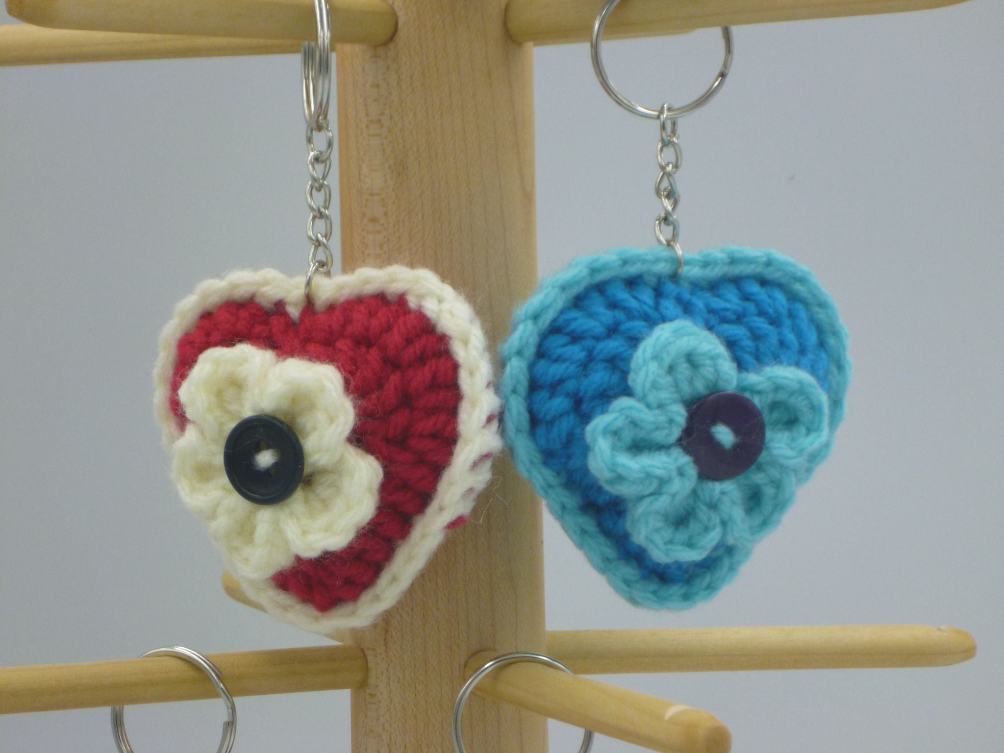 Green Hedge Creations - HEART keychain/Bag Charm - 2