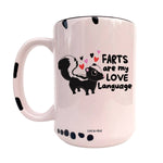 Coco + Brie - Farts Are My Love Language  Mug - Valentine, Cute, Funny