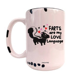 Coco + Brie - Farts Are My Love Language  Mug - Valentine, Cute, Funny