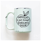 Prairie Chick Prints - Everything is just peachy fucking keen | ceramic mug