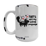 Coco + Brie - Farts Are My Love Language  Mug - Valentine, Cute, Funny