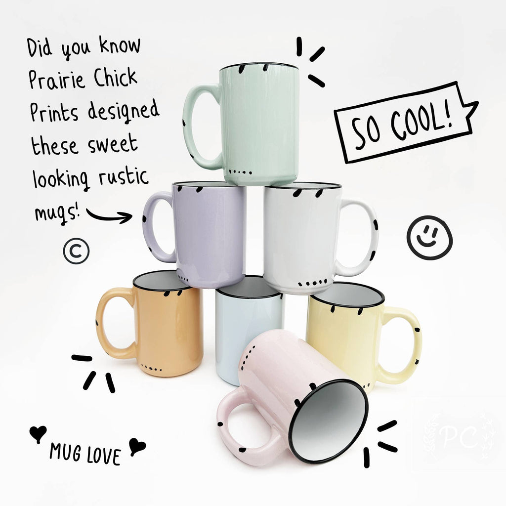 Prairie Chick Prints - Coffee makes me poop | ceramic mug