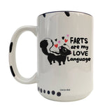 Coco + Brie - Farts Are My Love Language  Mug - Valentine, Cute, Funny