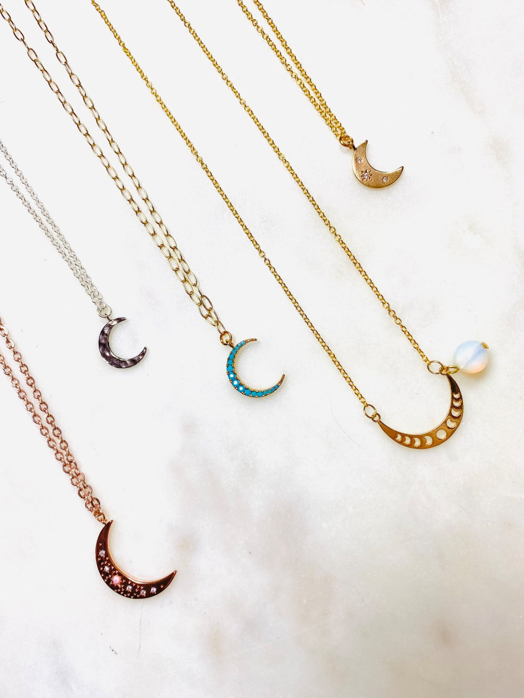 Maple + Love - Celestial pendant Necklaces - Assorted - 2