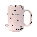 Coco + Bie - Love You Mug, Hearts, Cute, Valentine's Day Mug