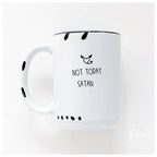 Prairie Chick Prints - Not today satan | ceramic mug