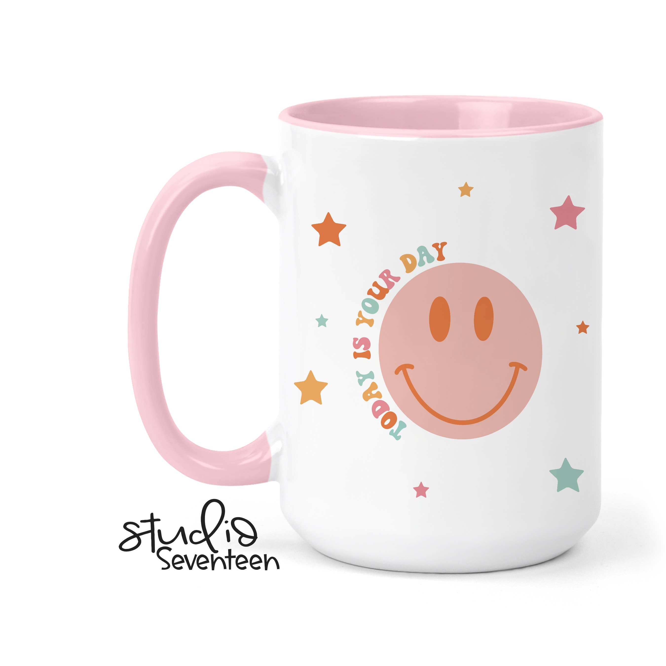 Studio Seventeen - Pastel Retro Spring Coffee Mug Today is your Day