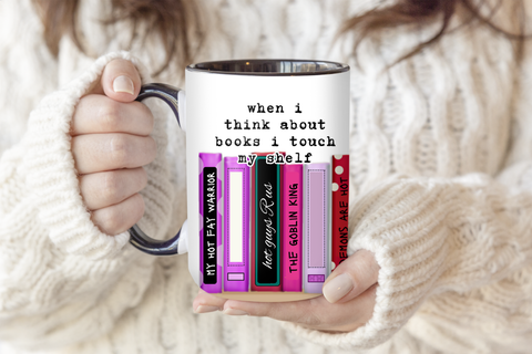 When I Think About Books | Book Lovers Mug