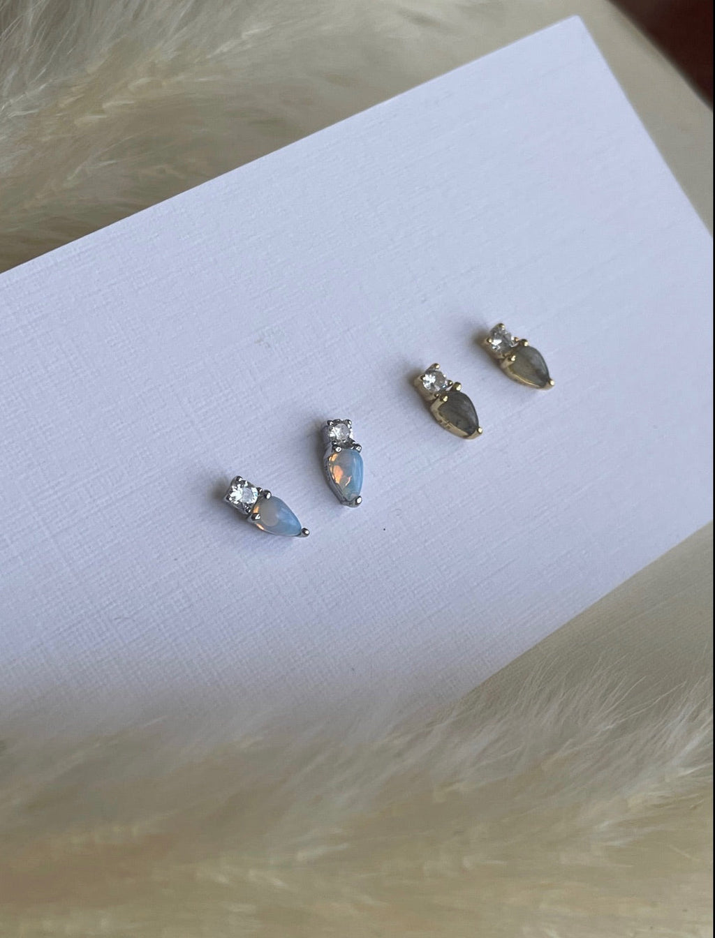 Second Aura - Studs - Gemstone Sparkle Studs - 1