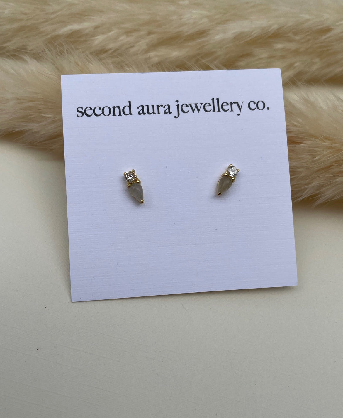 Second Aura - Studs - Gemstone Sparkle Studs - 2