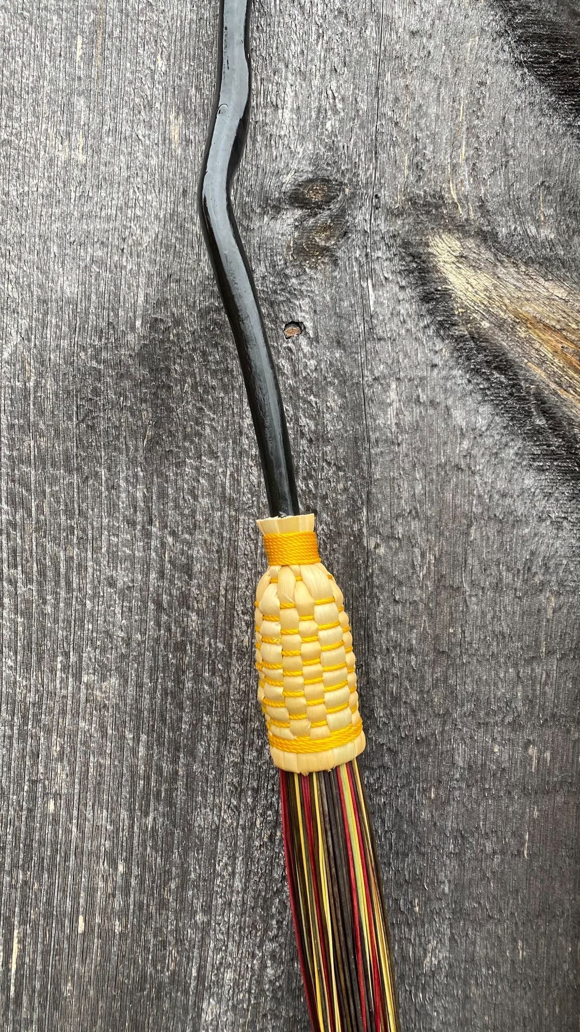 Spoons & Brooms - Cobweb Broom with Stained/Painted Handle - 4