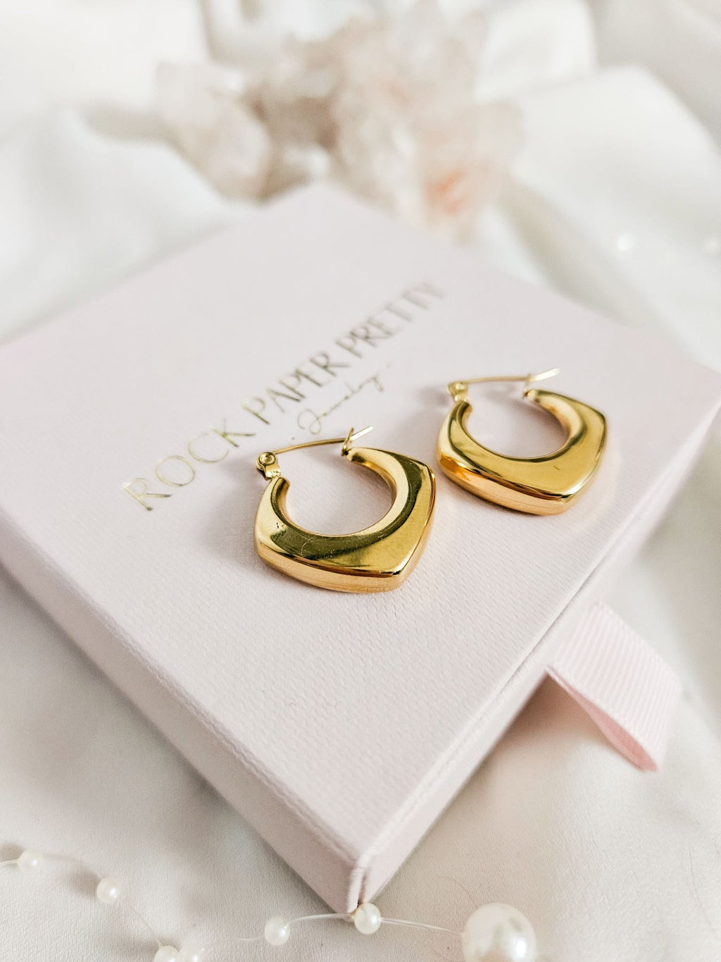 Rock Paper Pretty - Alice Hoop Earrings - 1