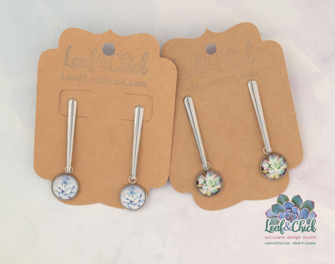 Leaf & Chick - Drop Earrings - 1