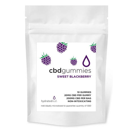Hydrated Leaf - CBD Gummies - Sweet Blackberry - 1