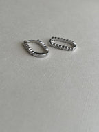 Second Aura - Hoops - Classic Beaded Huggies - 3