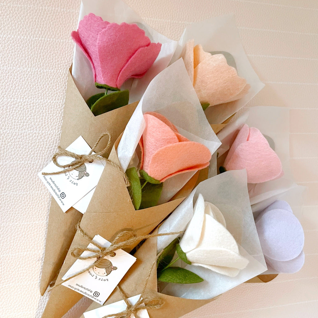 Felt and Luxe-Single Flower Stem - 2