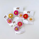 Felt and Luxe- Daisy Snap Clip Set (2) - 1