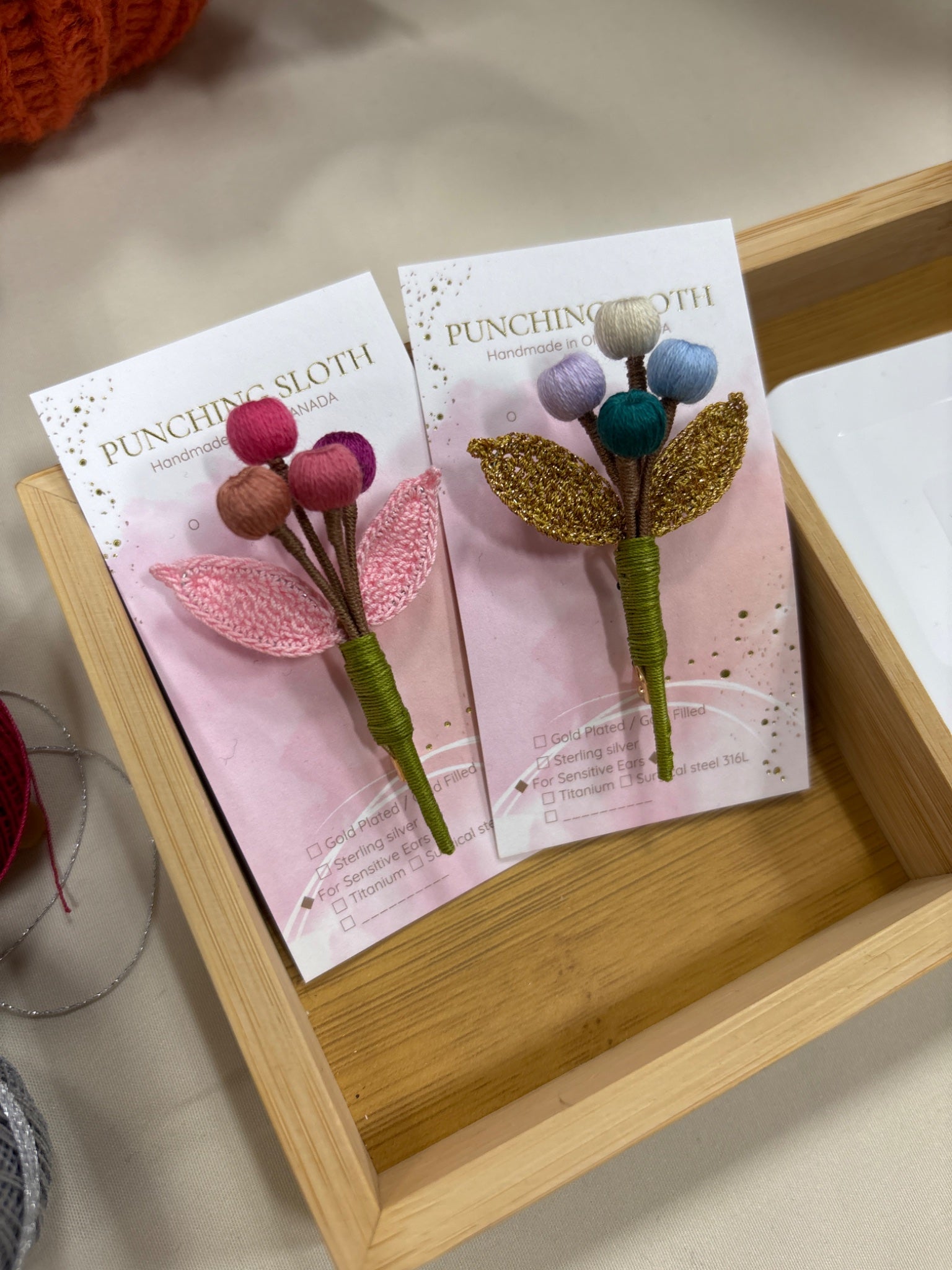 Punchingsloth-Microcrochet-C007(Brooch berry) - 1