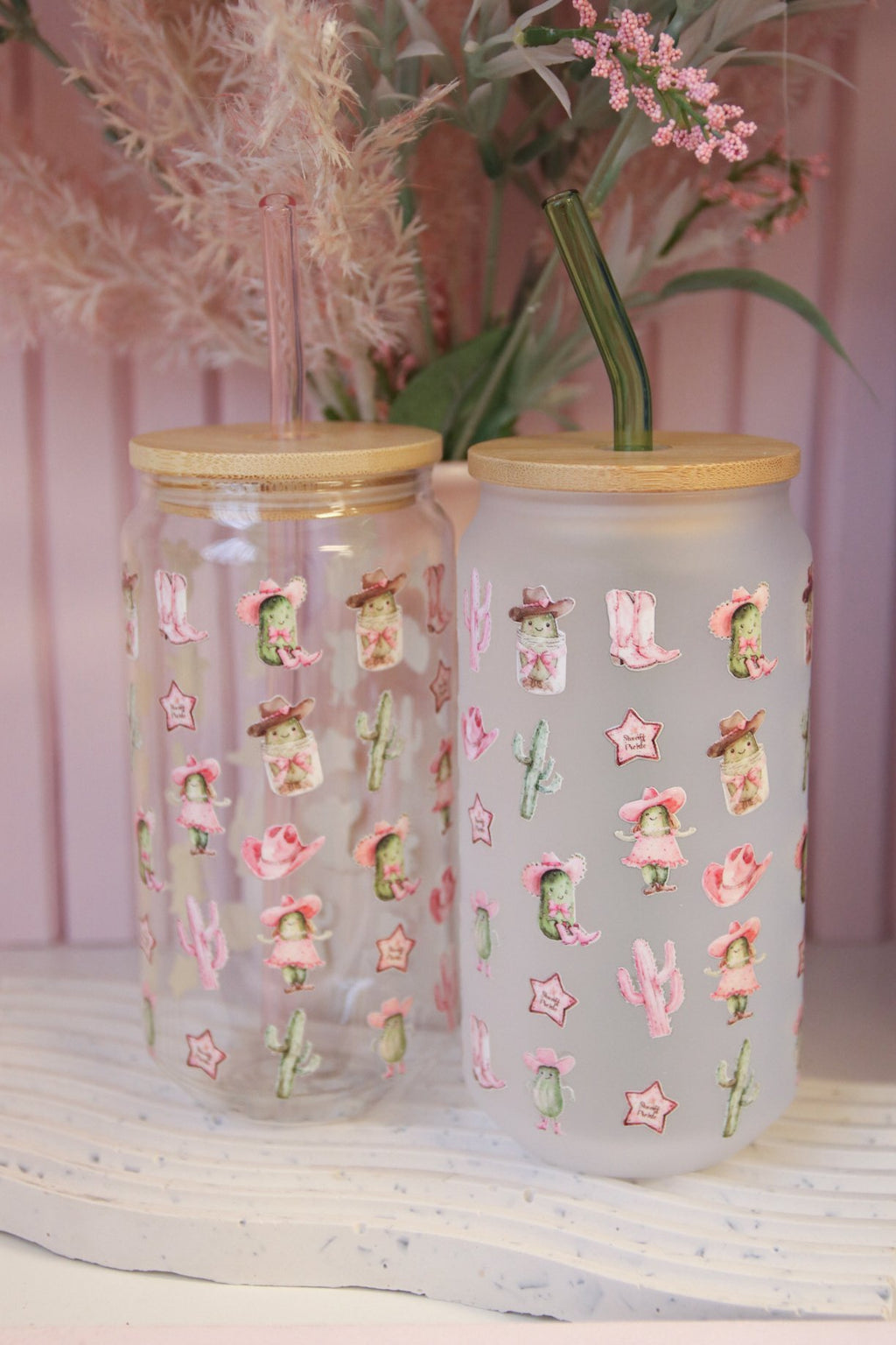 Designs By A - Printed Glass with Lid Assorted - 3