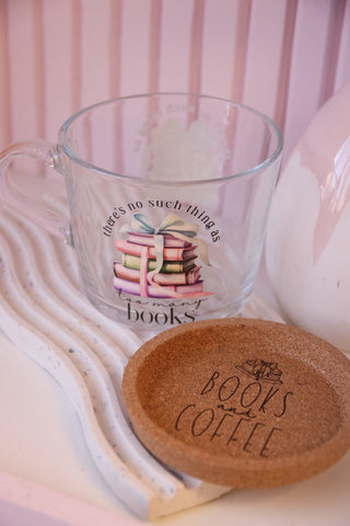 Designs By A - Printed Glass with Cork Coaster Set - 1