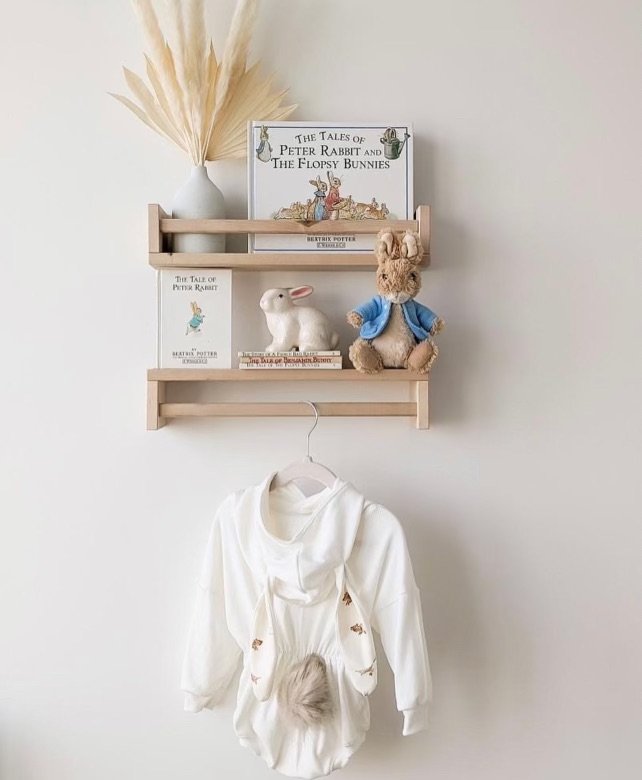 Little Oak Tree - Bunny Romper White