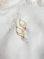 Rock Paper Pretty- Lavender Glow earrings