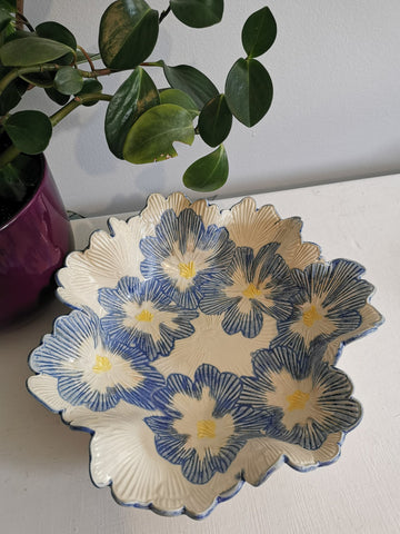 SL Pottery - Lg Flower Bowl