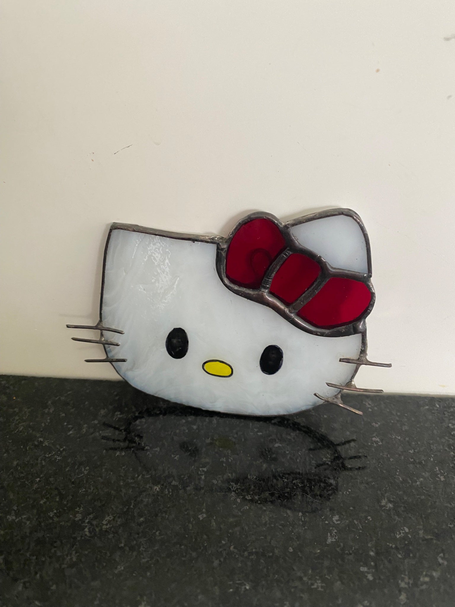 Cutting Edge Stained Glass - Hello Kitty Face