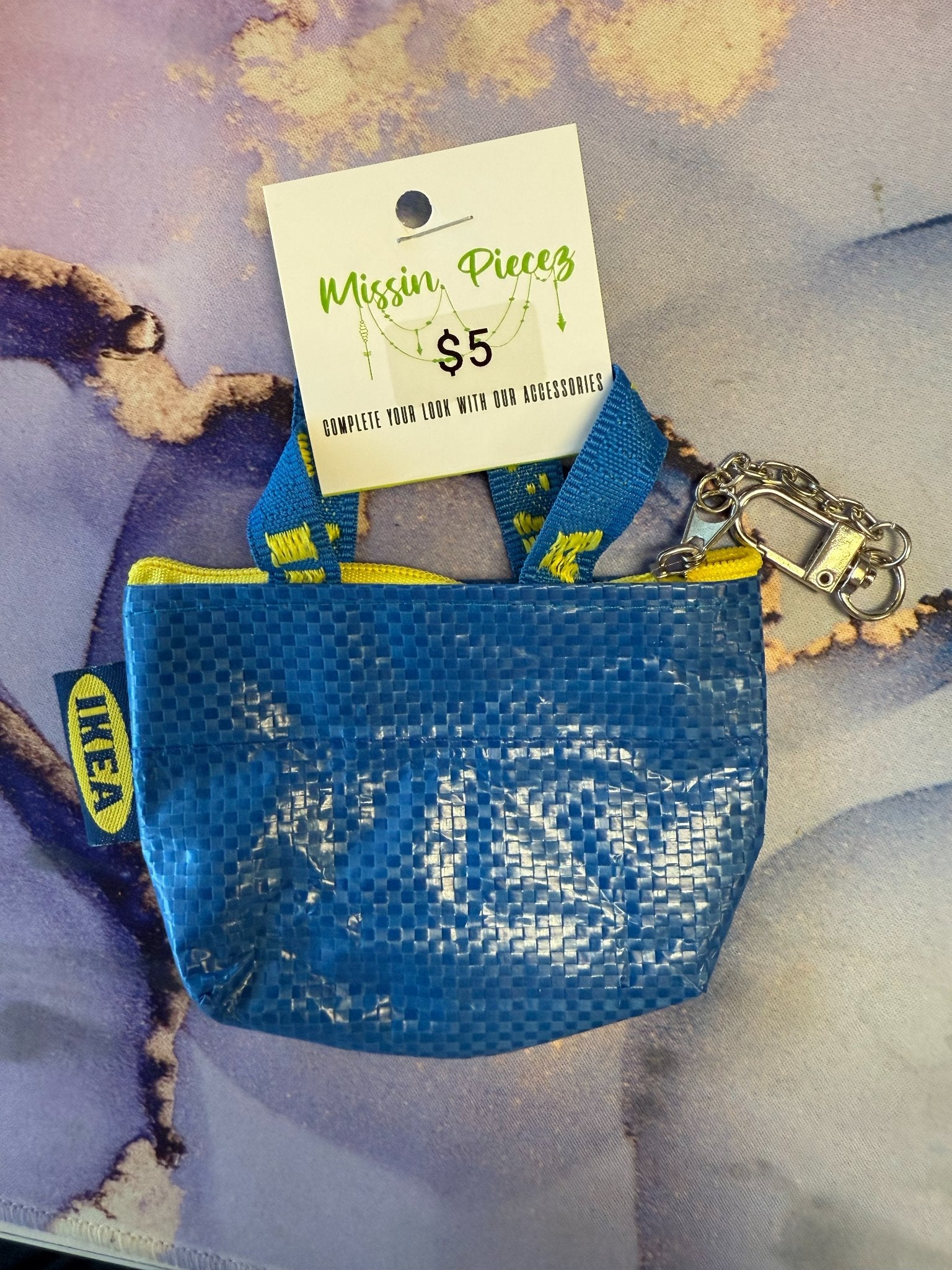 Missin Piecez - Ikea coin purse canada (Blue)
