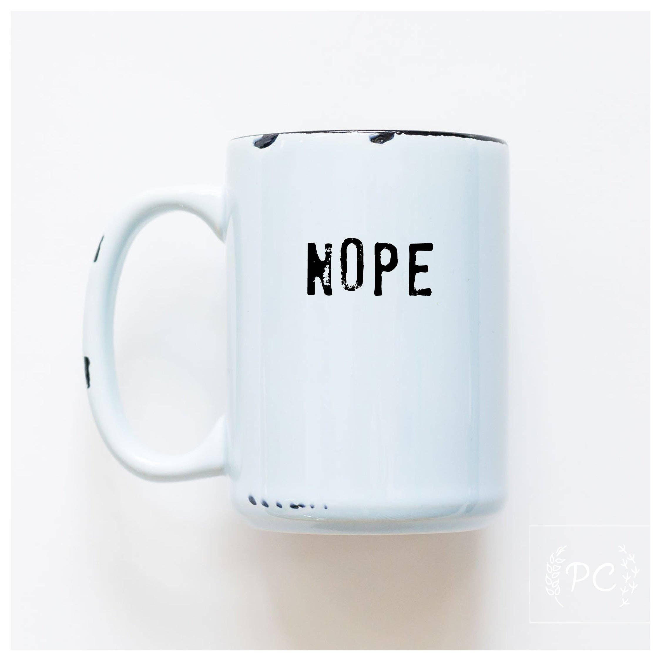 Prairie Chick Prints - Nope | ceramic mug