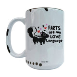 Coco + Brie - Farts Are My Love Language  Mug - Valentine, Cute, Funny