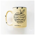 Prairie Chick Prints - Everything is just peachy fucking keen | ceramic mug