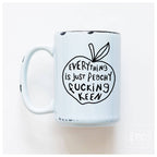 Prairie Chick Prints - Everything is just peachy fucking keen | ceramic mug