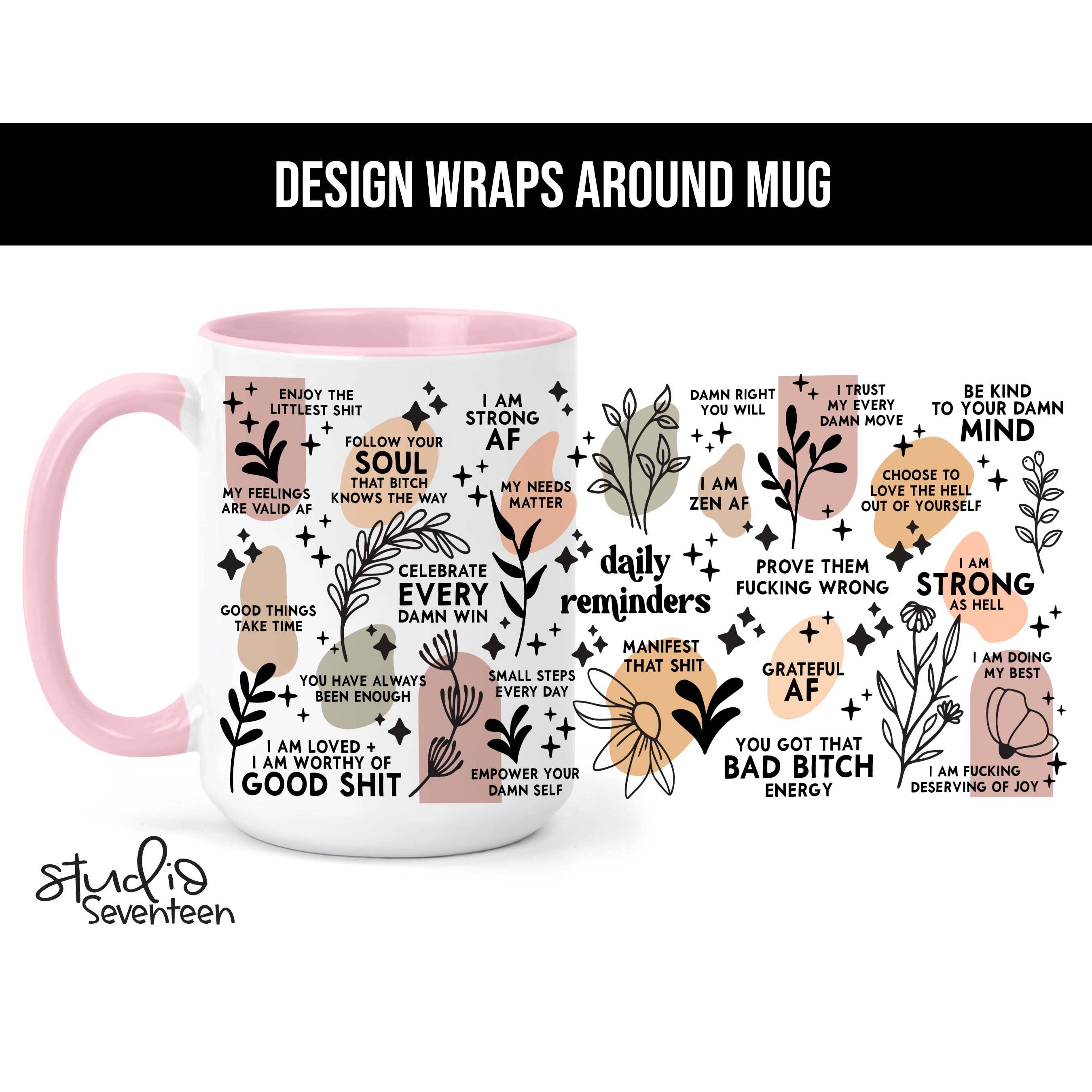 Studio Seventeen - Daily Reminders Affirmations Coffee Mug