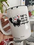 Coco + Brie - Farts Are My Love Language  Mug - Valentine, Cute, Funny