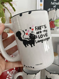 Coco + Brie - Farts Are My Love Language  Mug - Valentine, Cute, Funny