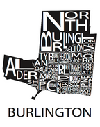 All Over the Map Studios - Maps of Burlington (Various Sizes and Colours) - 5