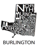 All Over the Map Studios - Maps of Burlington (Various Sizes and Colours) - 5
