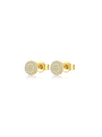 Moon Jewellery - Earrings - 925 Sterling Silver/Gold Plated STUDS