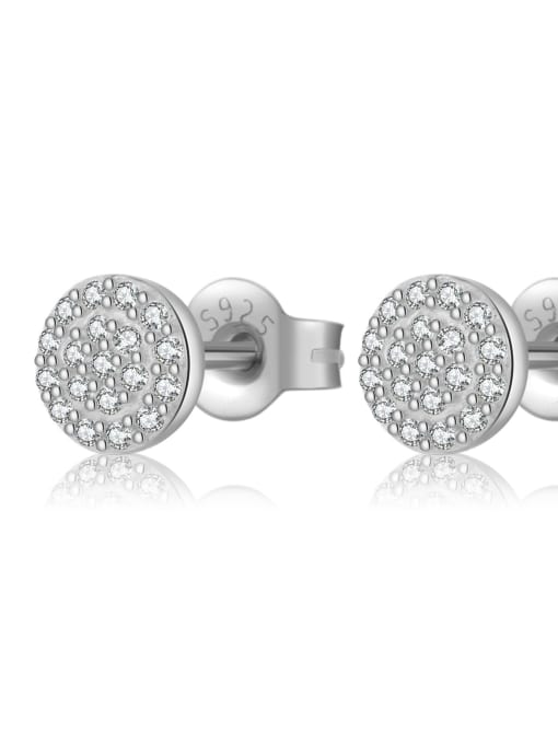 Moon Jewellery - Earrings - 925 Sterling Silver/Gold Plated STUDS