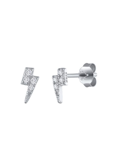 Moon Jewellery - Earrings - 925 Sterling Silver/Gold Plated STUDS
