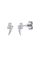 Moon Jewellery - Earrings - 925 Sterling Silver/Gold Plated STUDS
