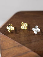 Moon Jewellery - Earrings - 925 Sterling Silver/Gold Plated STUDS