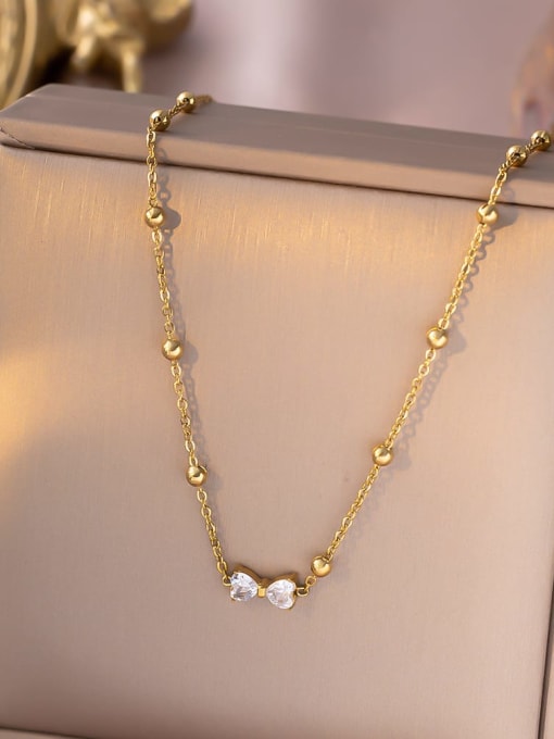 Moon Jewellery - Necklaces - Titanium Steel/18kt Gold Plated