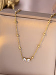 Moon Jewellery - Necklaces - Titanium Steel/18kt Gold Plated