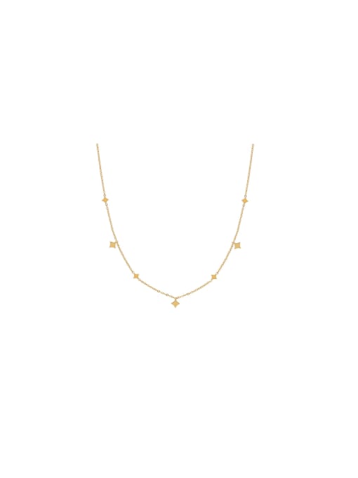 Moon Jewellery - Necklaces - Titanium Steel/18kt Gold Plated