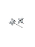 Moon Jewellery - Stud Earrings - 925 Sterling Silver/Gold Plated