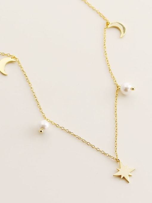 Moon Jewellery - Necklaces - 925 Sterling Silver/18kt Gold Plated