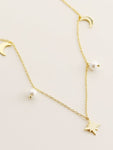 Moon Jewellery - Necklaces - 925 Sterling Silver/18kt Gold Plated